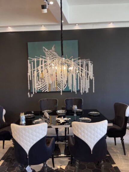 لوستر کریستالی -  کد: CR106